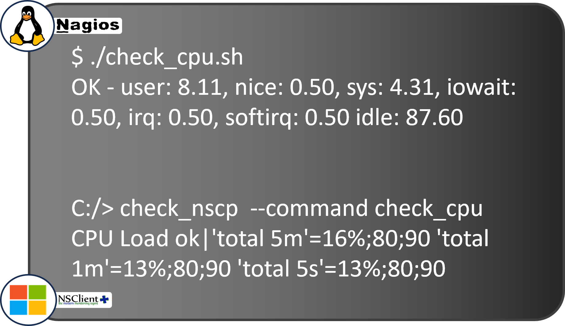 Check result example